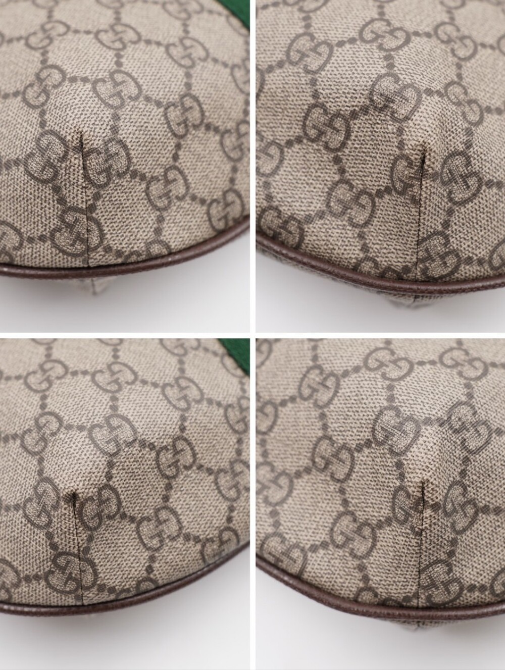 CI32 ❤️ Gucci GG Supreme Monogram Small Ophidia Half Moon Hobo - Picture 8 of 13